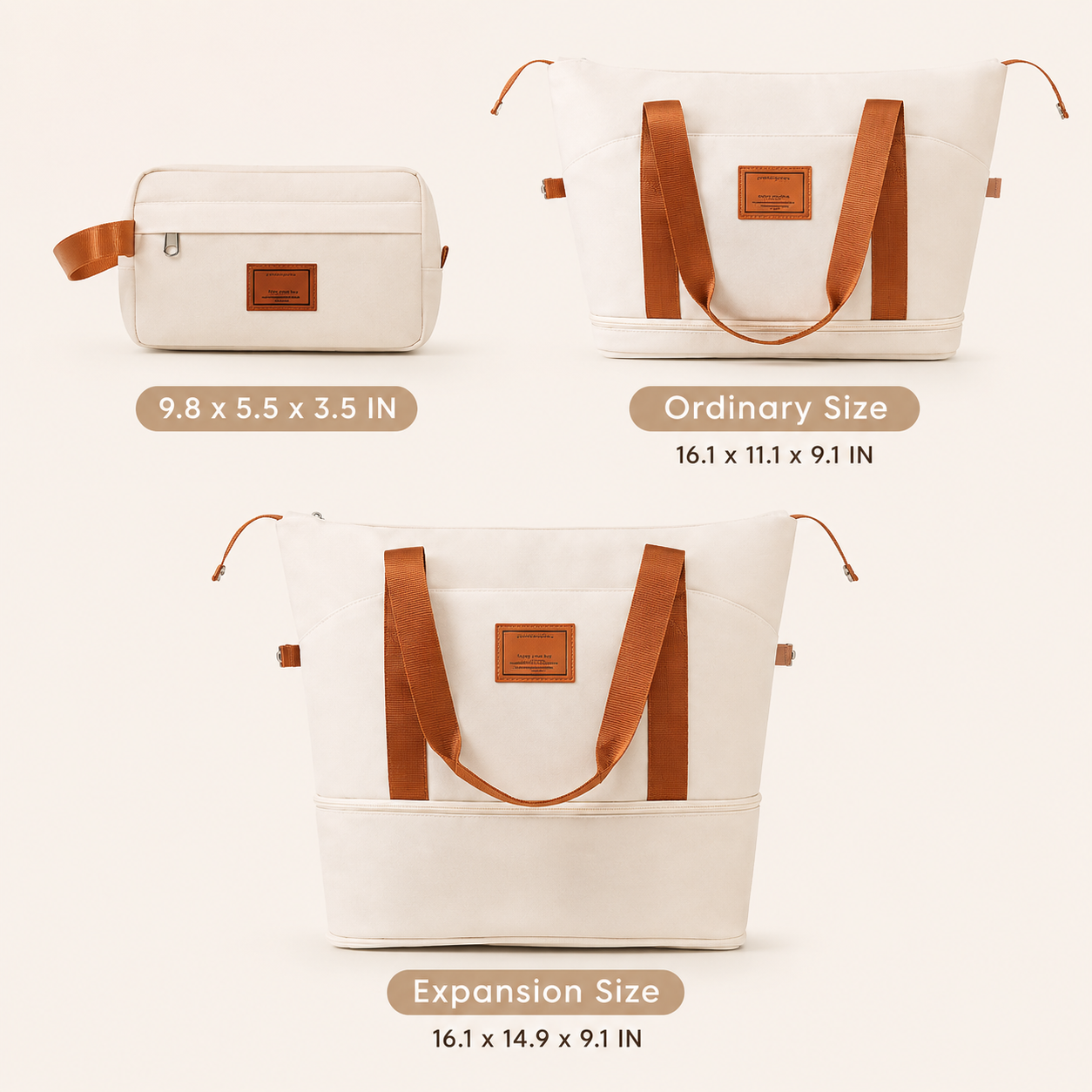 Luggage Set With Tsa Lock, 6 Pcs
