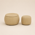 Round Storage Ottoman