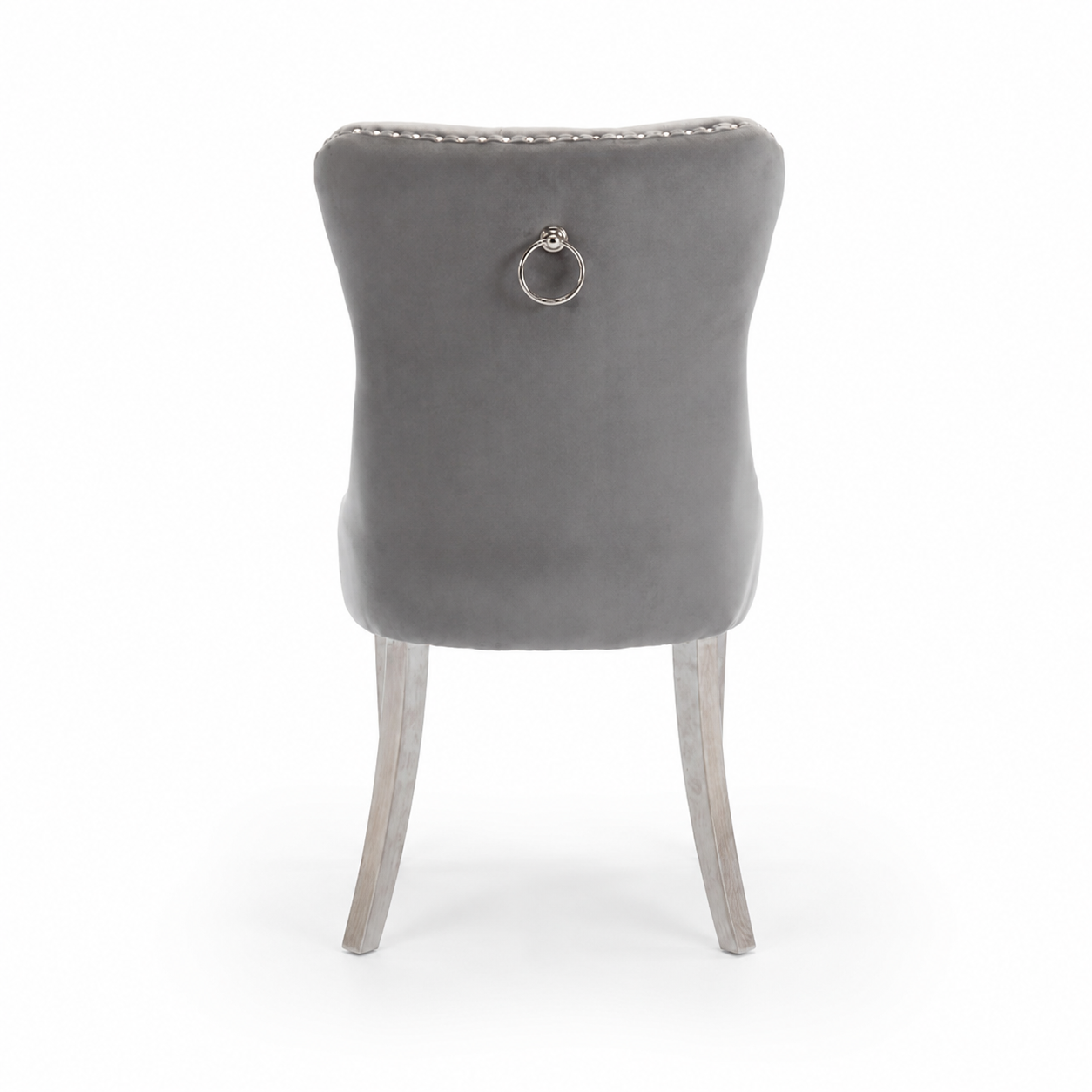 Tufted Dining Chair With Stainless Steel Plating Legs
