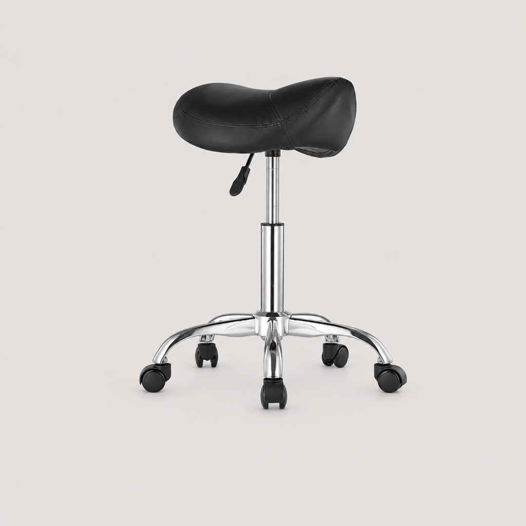 Saddle Stool With Wheels