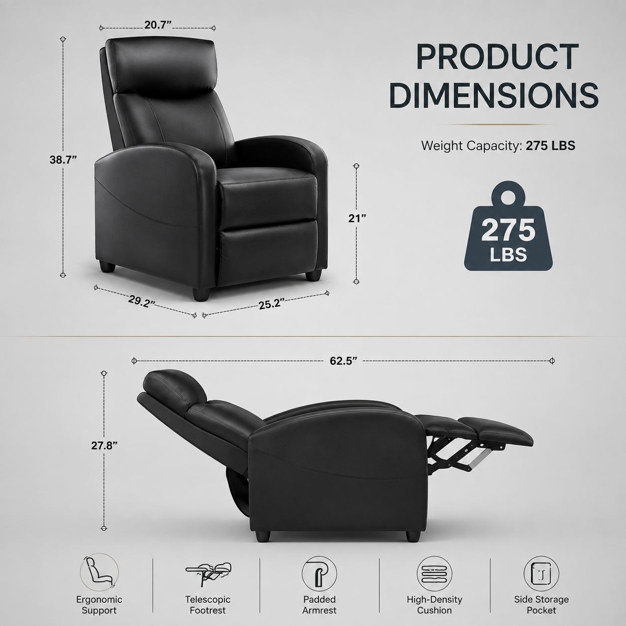Recliner Sofa