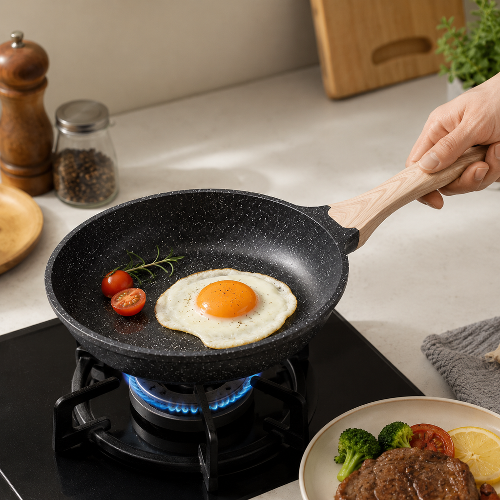 Stonepro, 8-Inch Non-Stick Frying Pan, Gold-x