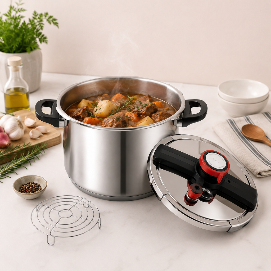 10 Qt Stainless Steel Pressure Cooker