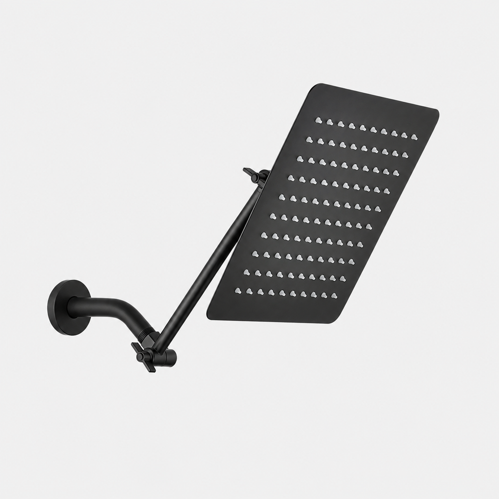 10-Inch Square Rainfall Shower Head Set