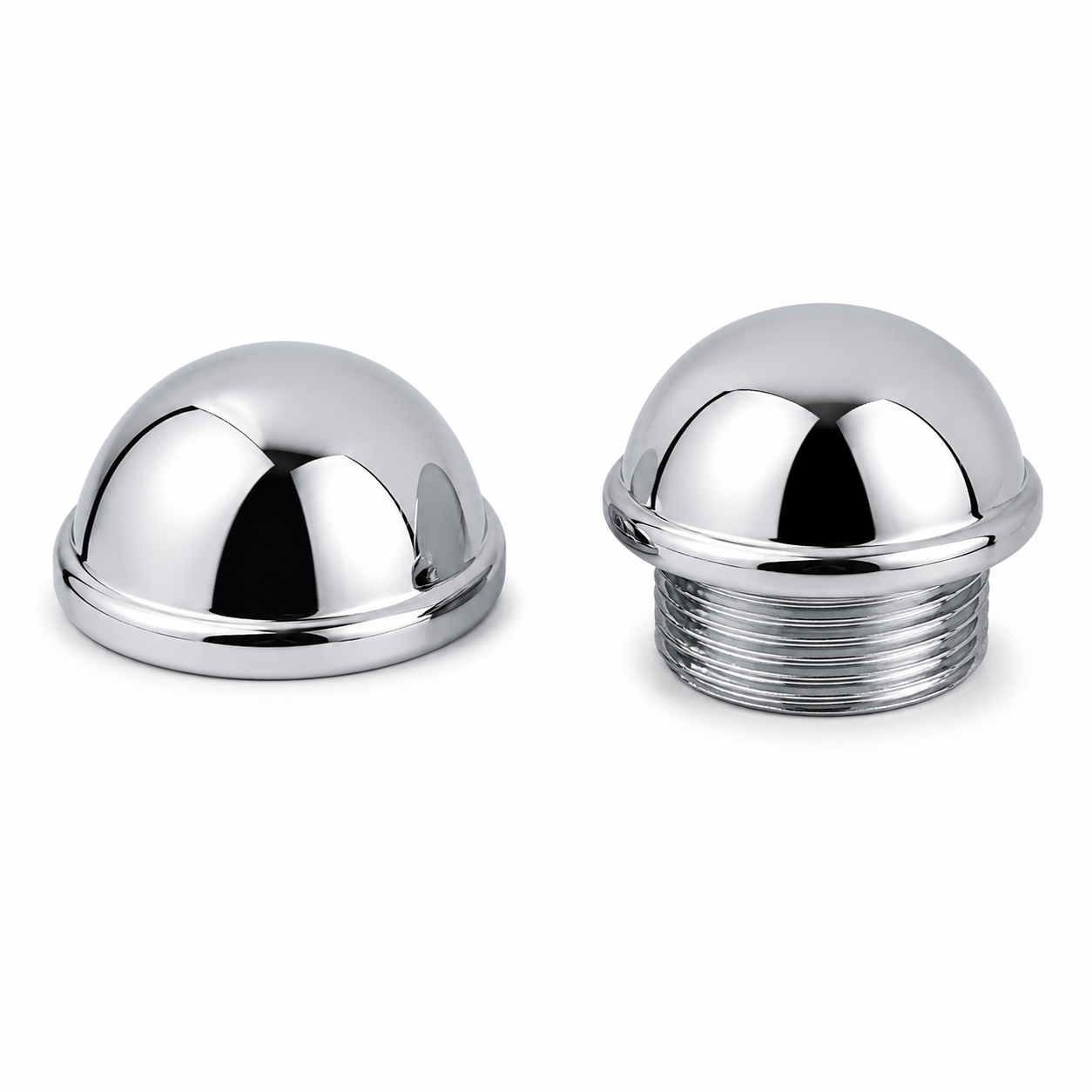 Cp Brass Plug, Premium Chrome-Plated Brass Waste Plug for Bathroom & Kitchen Drain Applications, Gold-x