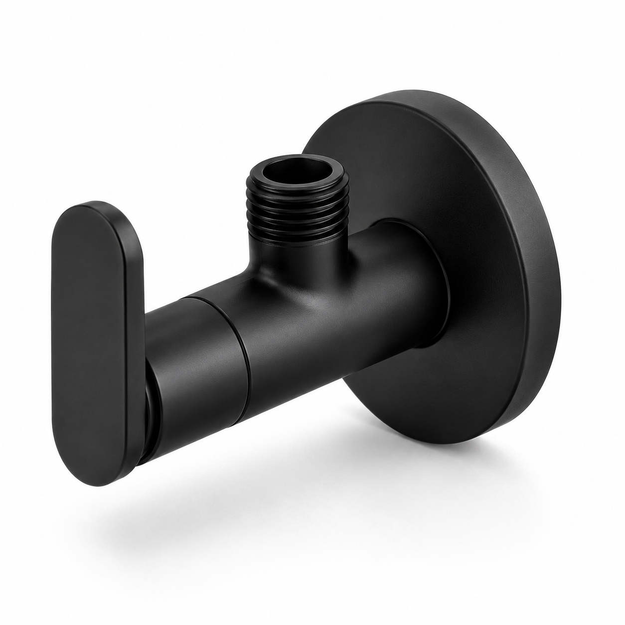Bath Matte Black Angle Valve – Premium Brass Wall Mounted Stop Valve for Health Faucet, Jet Spray & Bathroom Water Control Gold-X