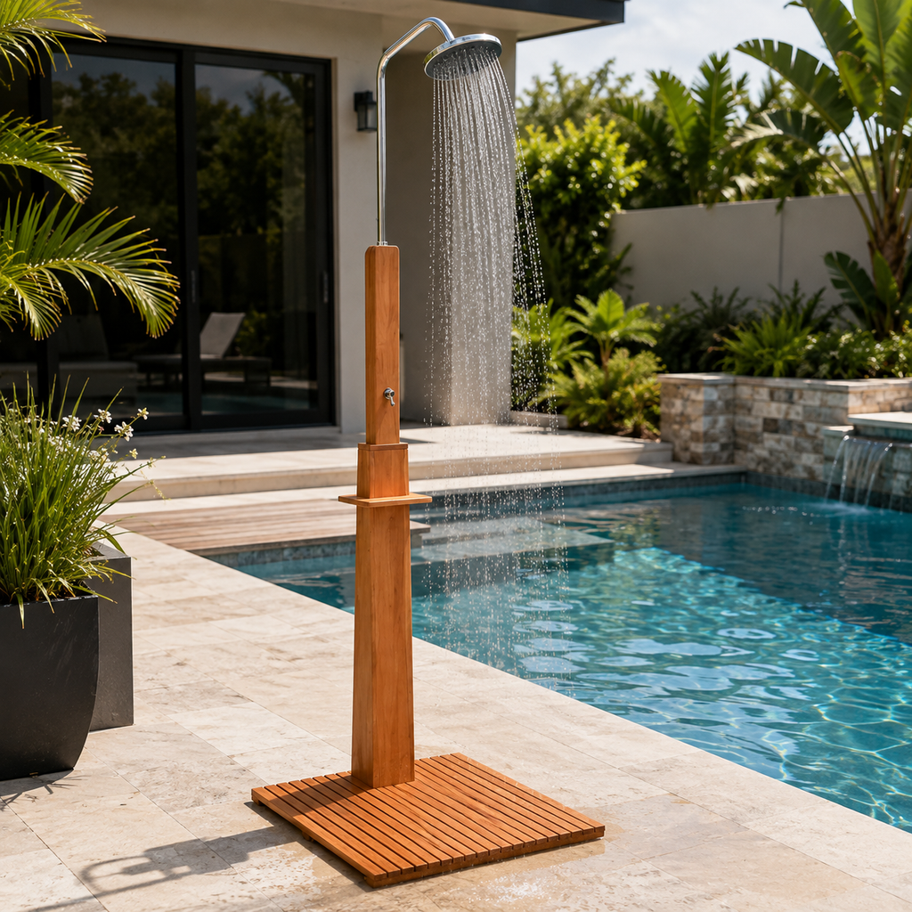 Freestanding Outdoor Garden Shower