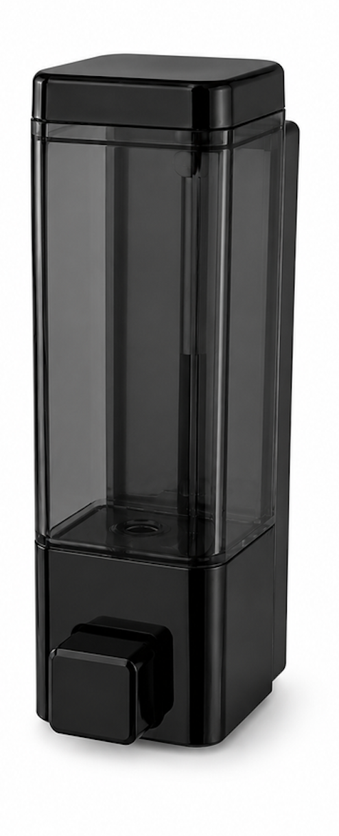 Small Wall Mount Soap Dispenser, Compact, ABS Soap Dispenser for Bathroom & Kitchen, Gold-x