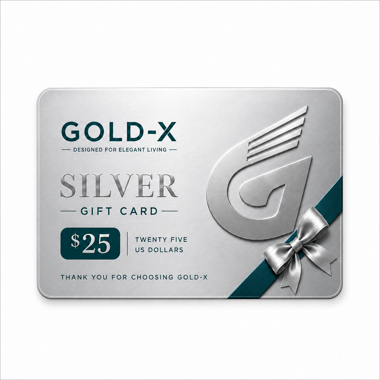 Silver Gift Card