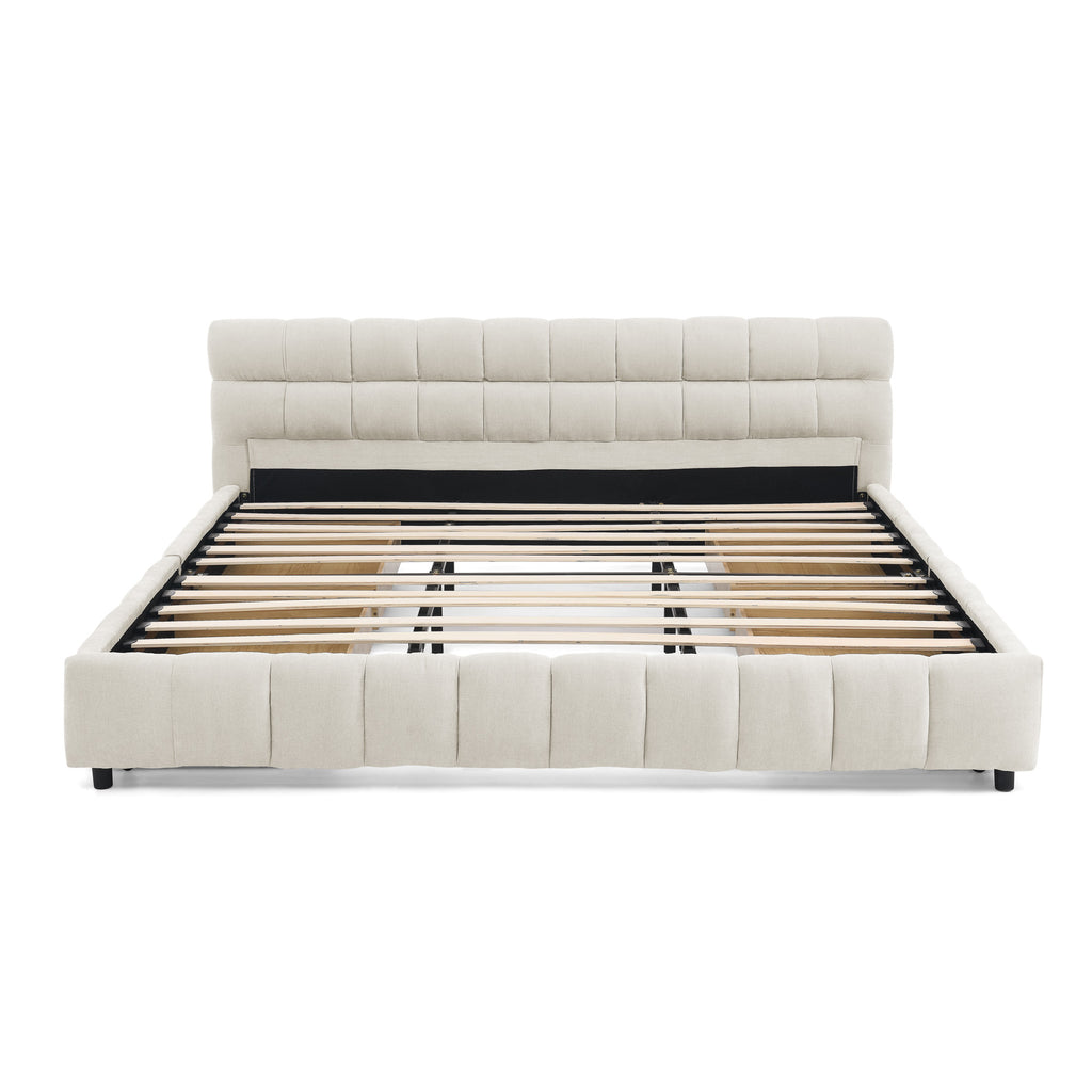 King Size Upholstered Bed