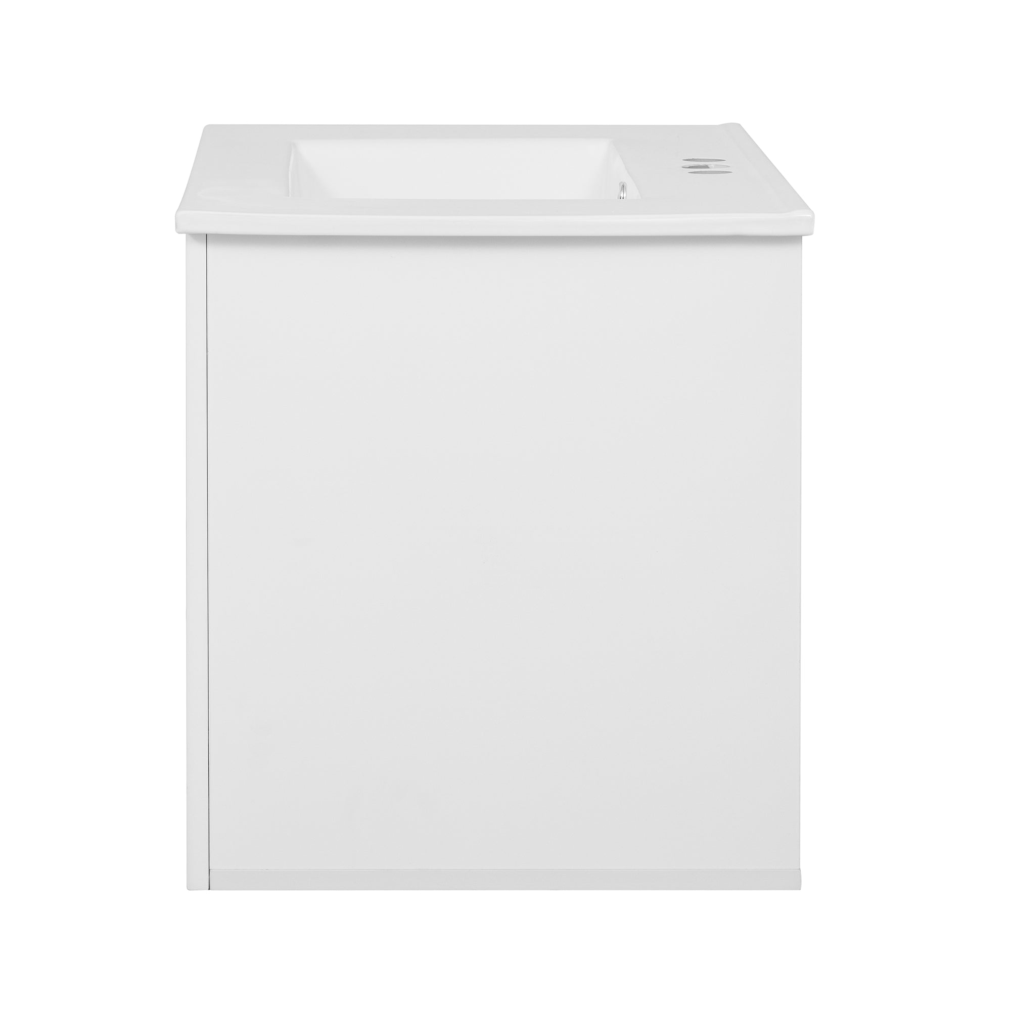 30" Vintage Bathroom Vanity With Ceramic Sink