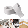 White adhesive strip with roll, usage examples, and product details on a white background.