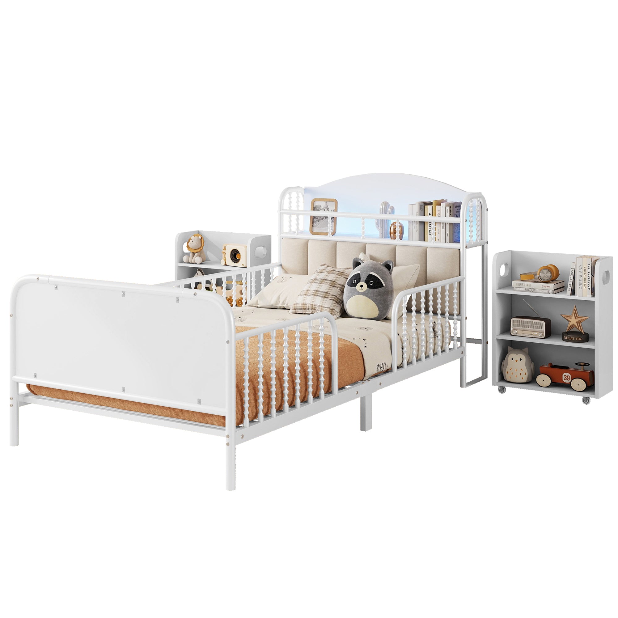 Twin Size Metal Platform Bed