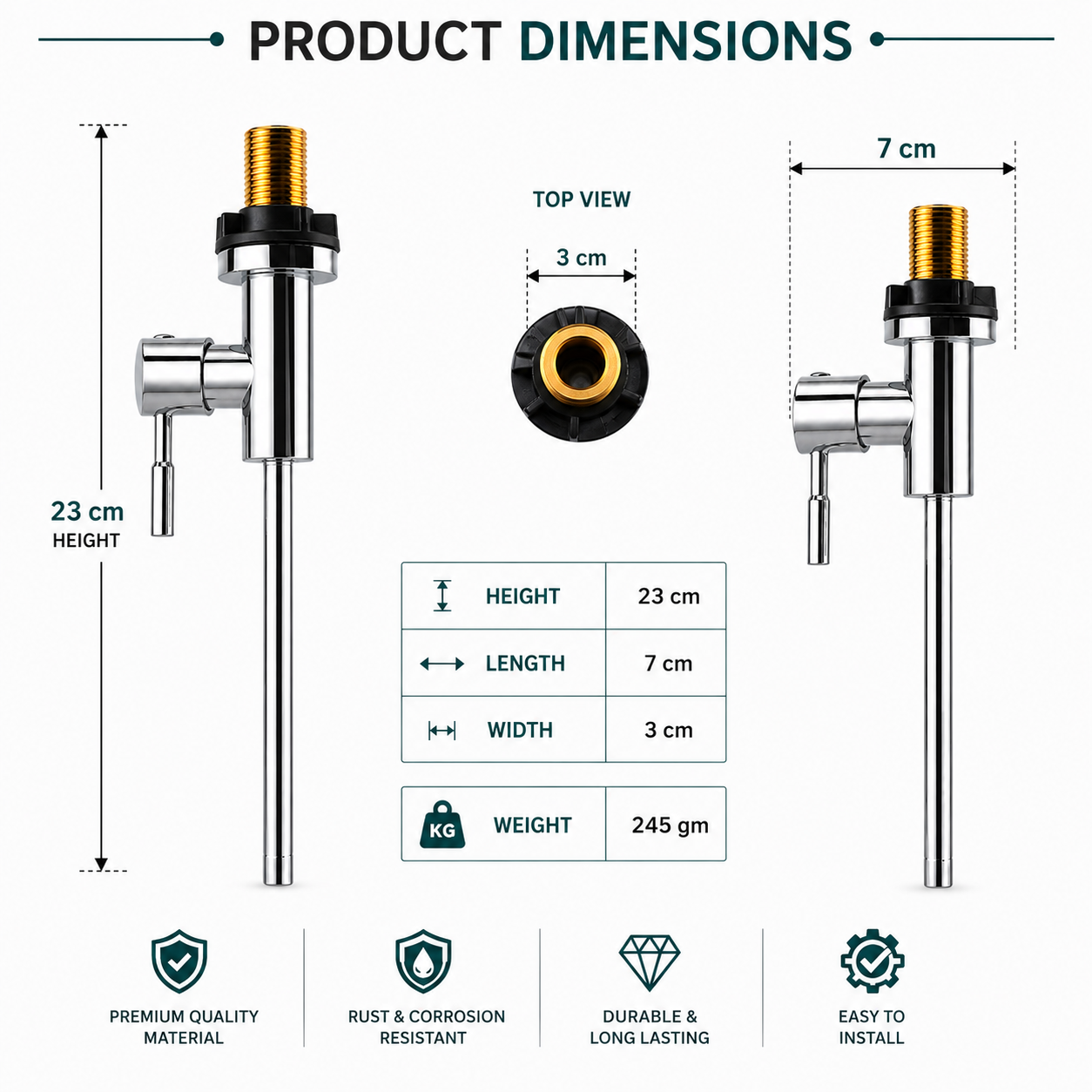 Ro Tap For Cabinet - Gold-x